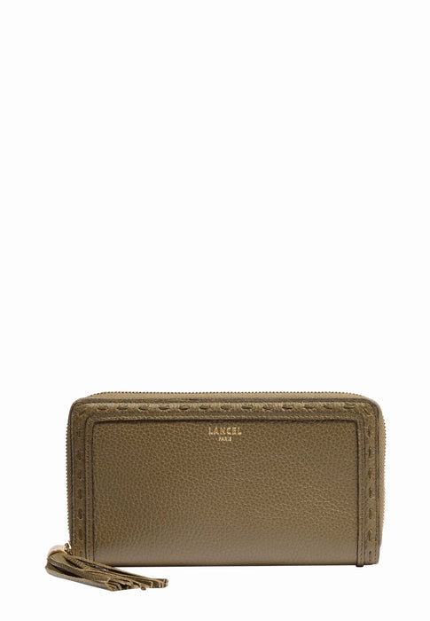 Compagnon Lancel 1er flirt A10111 44 KAKI FONCE