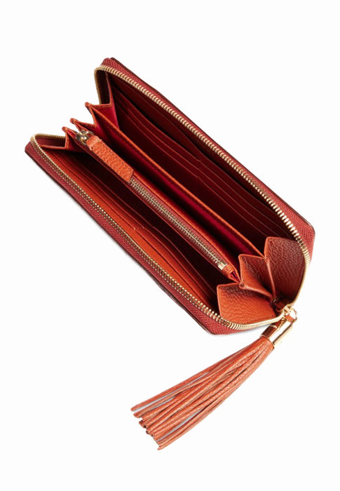 Petite maroquinerie Lancel 1er flirt D0 brique D0 BRIQUE