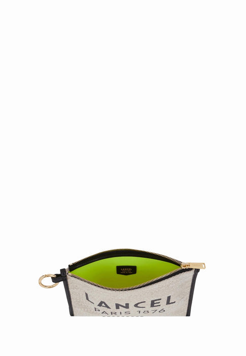 Pochette Lancel Caba jute A12354 8A NATUR NOIR