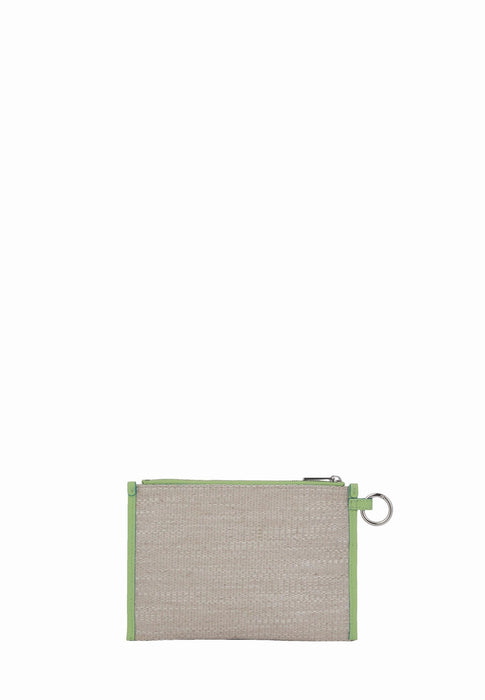 Pochette Lancel Caba jute A12354 GN NATUR POMME