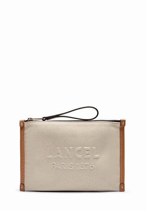 Pochette Lancel Jour animation A14029 Y5 NATUREL CAMEL
