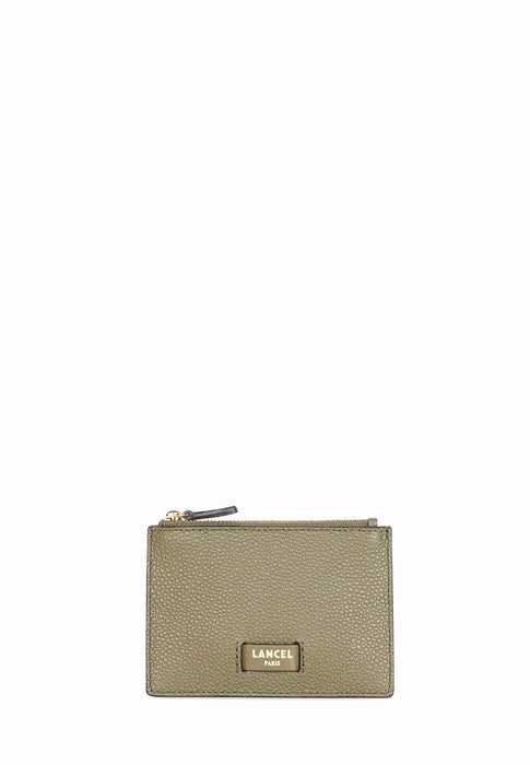 Porte cartes Lancel Ninon A10537 YY KAKI FONCE