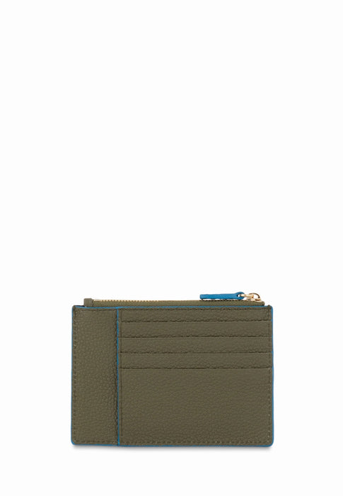 Porte cartes Lancel Ninon A10537 YY KAKI FONCE