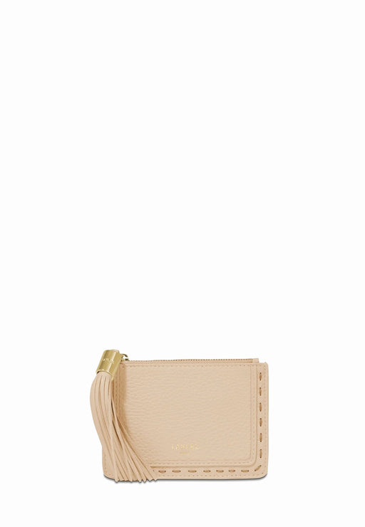 Porte cartes Lancel 1er flirt A10925 8B CAPUCINO DORE