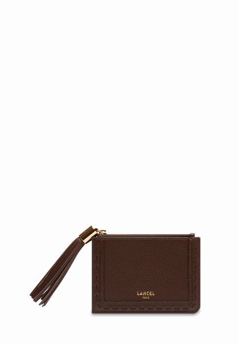 Porte cartes Lancel 1er flirt A14033 3Q NOIX DE COCO