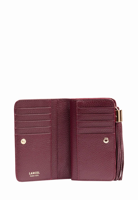 Porte feuille Lancel 1er flirt A11136 26 CASSIS