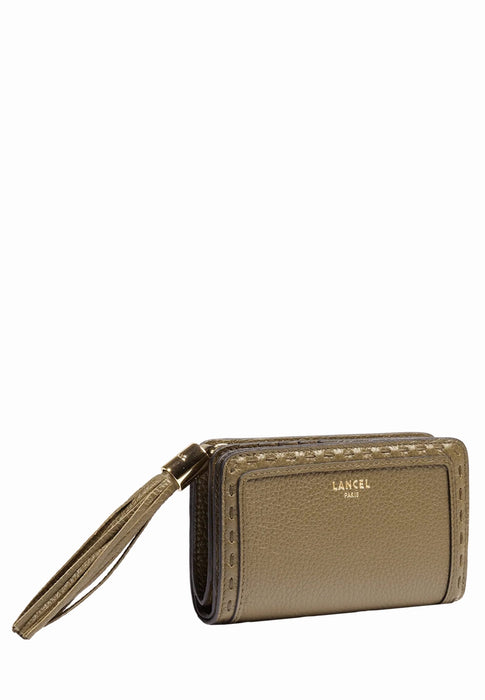 Porte feuille Lancel 1er flirt A11136 44 KAKI FONCE