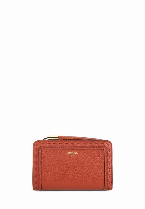 Petite maroquinerie Lancel 1er flirt D0 brique D0 BRIQUE