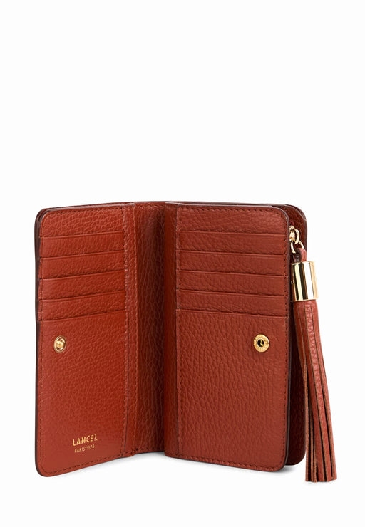 Petite maroquinerie Lancel 1er flirt D0 brique D0 BRIQUE