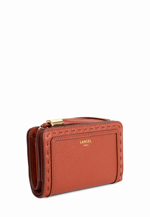 Petite maroquinerie Lancel 1er flirt D0 brique D0 BRIQUE