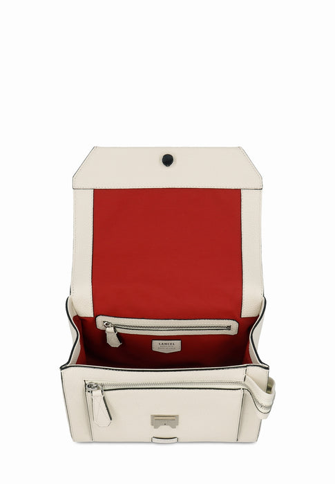 Lancel Sac a main Ninon A09222 34 snow 34 SNOW