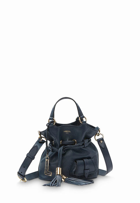 Lancel Sac a main 1er flirt A10109 80 BLEU PETROLE