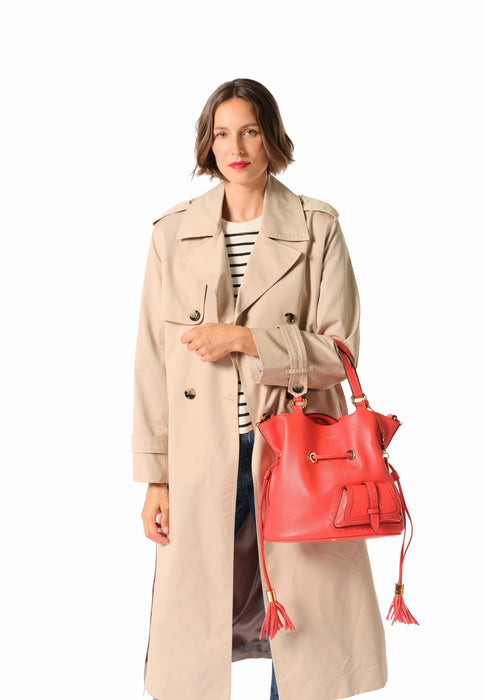 Sac a main Lancel 1er flirt A10110 QG ORANGE VIF