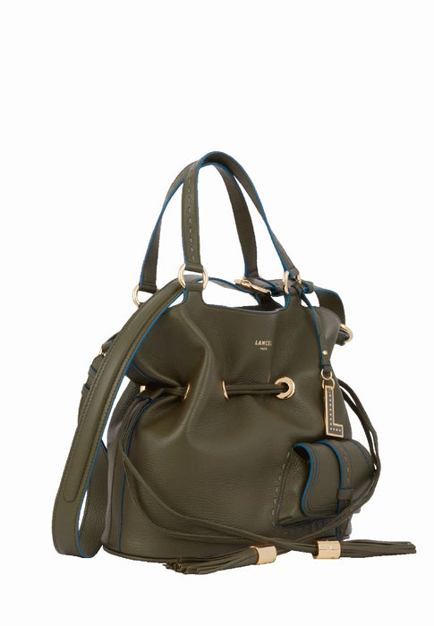 Sac a main Lancel 1er flirt A10110 YY KAKI FONCE