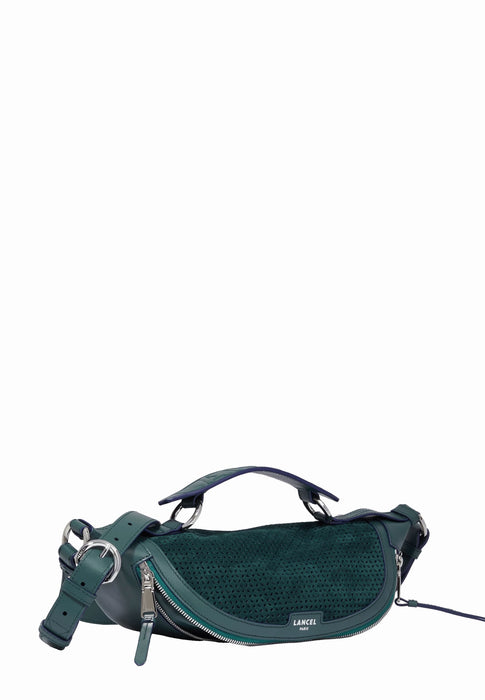 Lancel Sac a main Origami suede A13259 Q2 VERT IMPERIAL