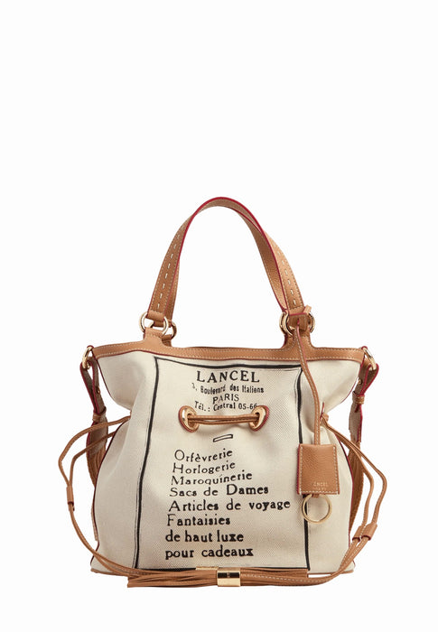 Sac a main Lancel 150 ans 1er flirt A14103 Y5 NATURAL CAMEL