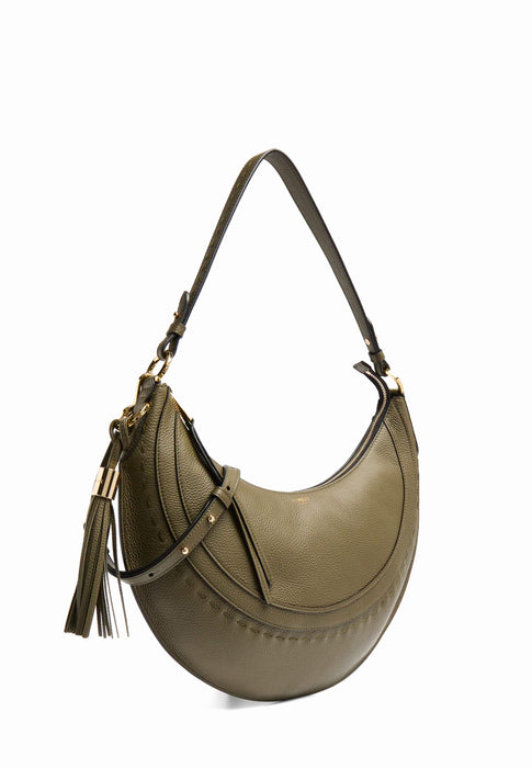 Sac a main Lancel Hoboheme A14217 YY KAKI FONCE