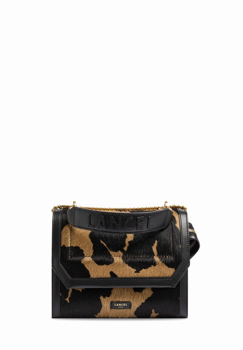 Sac a main Lancel Ninon pony cow A14250 KZ MULTICO BLACK