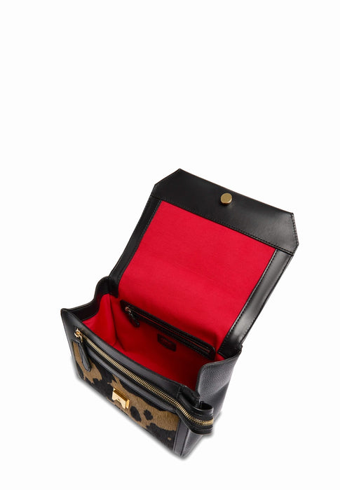 Sac a main Lancel Ninon pony cow A14250 KZ MULTICO BLACK