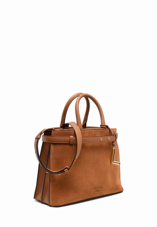 Sac a main Lancel Faubourg suede A14257 20 CAMEL