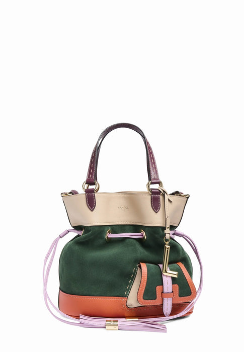 Sac a main Lancel 1er flirt anim color A14332 5W MULTICO VERT