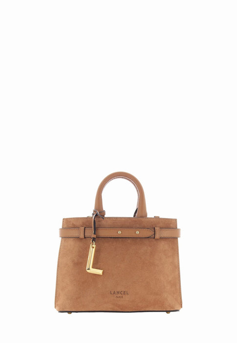 Sac a main Lancel Faubourg suede A14399 20 CAMEL