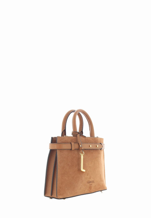 Sac a main Lancel Faubourg suede A14399 20 CAMEL