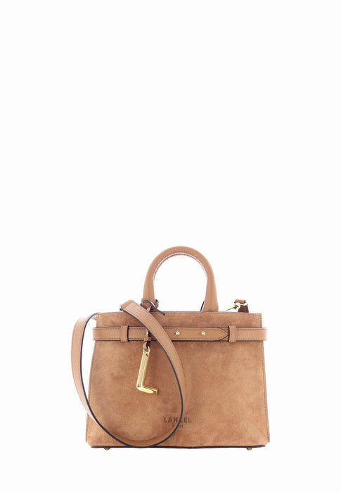 Sac a main Lancel Faubourg suede A14399 20 CAMEL