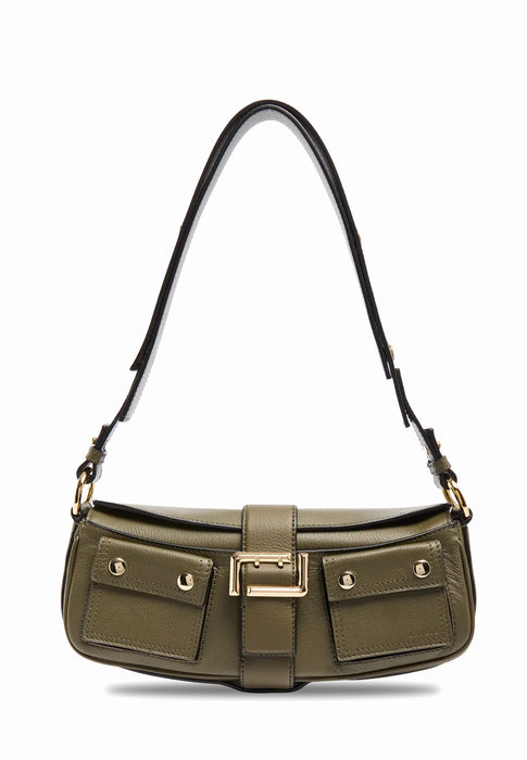 Sac bandouliere Lancel Multipocket A14223 YY KAKI FONCE