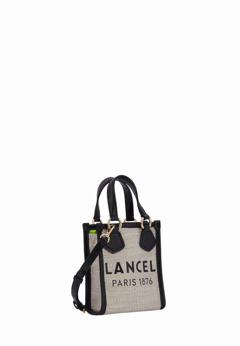 Sac cabas Lancel Summer tote A12334 8A NATUREL NOIR