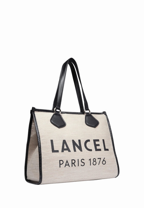 Lancel Sac cabas Summer tote A13310 8A NATUREL NOIR