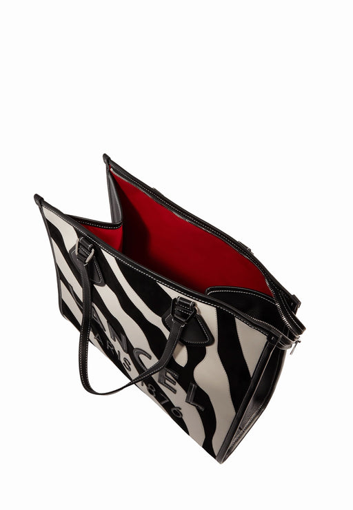 Sac Lancel Summer tote 04 noir blanc 04 NOIR BLANC