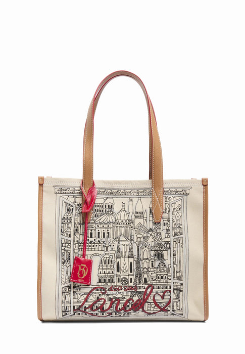 Sac cabas Lancel 150 ans A14390 Y5 NATURAL CAMEL
