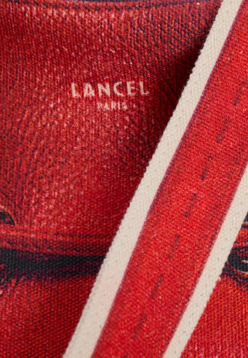 Tote bag Lancel 150 ans A14372 FV NATURAL RED