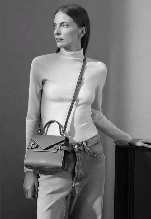 Sac Le tanneur Emilie S12 gris de parme S12 GRIS DE PARME