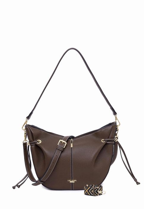Sac bandouliere Lollipops Taloum S321264 H0DX MARRON