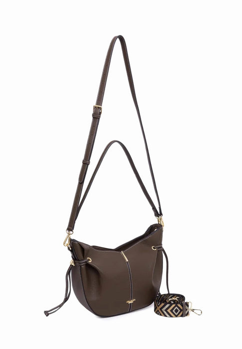 Sac bandouliere Lollipops Taloum S321264 H0DX MARRON