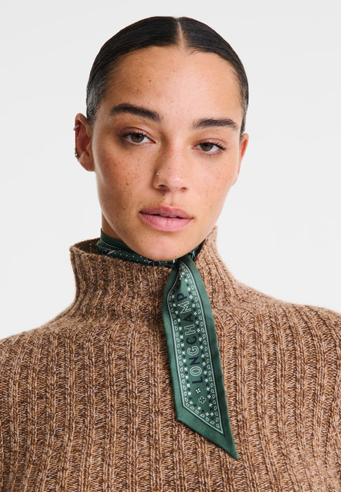 Accessoires Longchamp Soie P95 vert anglais P95 VERT ANGLAIS