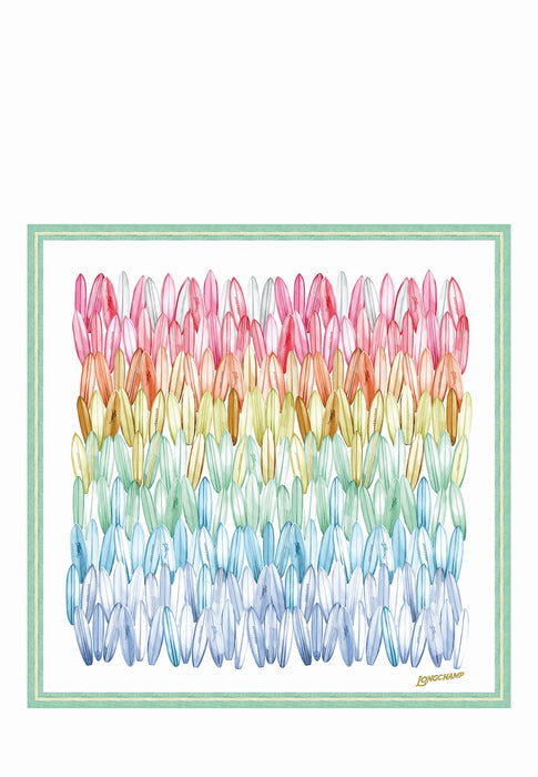 Carre de soie Longchamp Soie 50673gso M36 RAINBOW