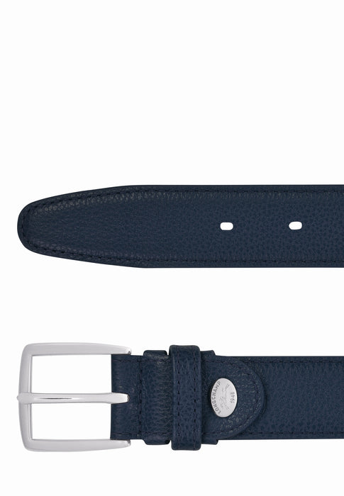 Ceinture homme Longchamp Le foulonne 7700021 556 NAVY