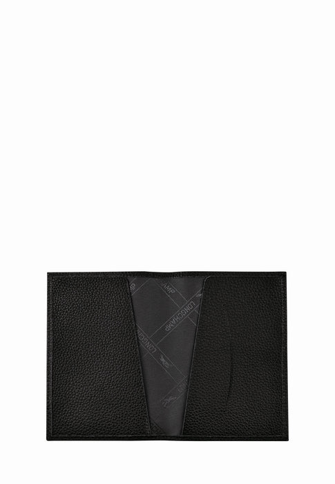 Etui passeport Longchamp Le foulonne 3416021 001 NOIR