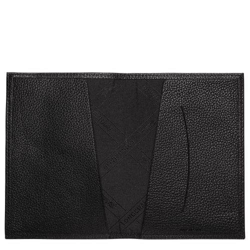 Etui passeport Longchamp Le foulonne 3416021 047 NOIR