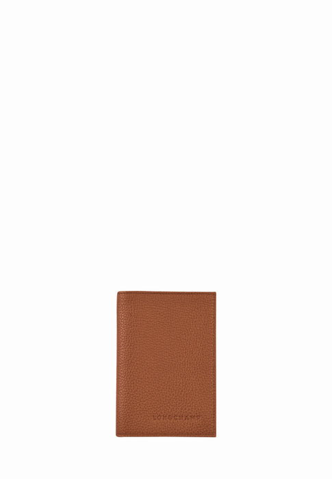 Etui passeport Longchamp Le foulonne 3416021 121 CARAMEL