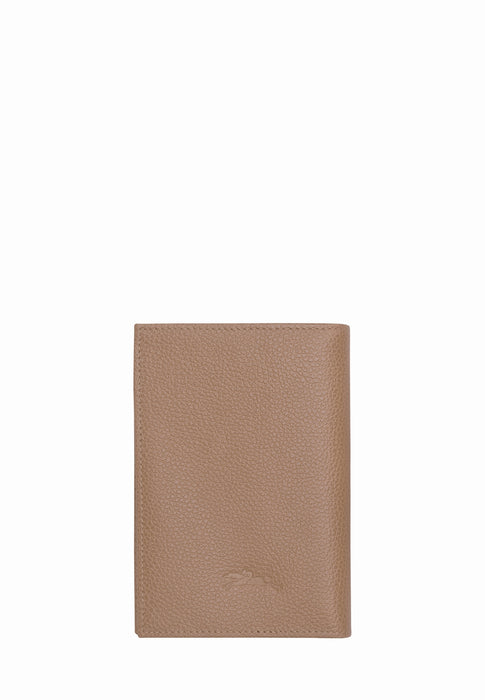Etui passeport Longchamp Le foulonne 3416021 M13 BISCUIT