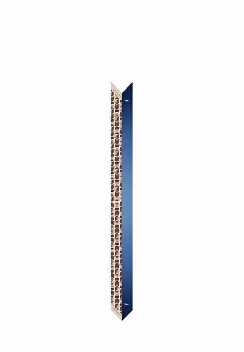 Foulard Longchamp Soie 51010gso M66 VAGUE