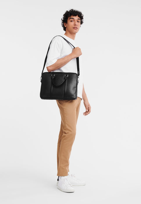 Porte documents Longchamp Le foulonne 2121021 047 NOIR