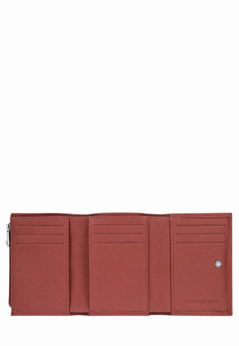 Porte feuille Longchamp Le roseau 30021hfp 404 CHATAIGNE