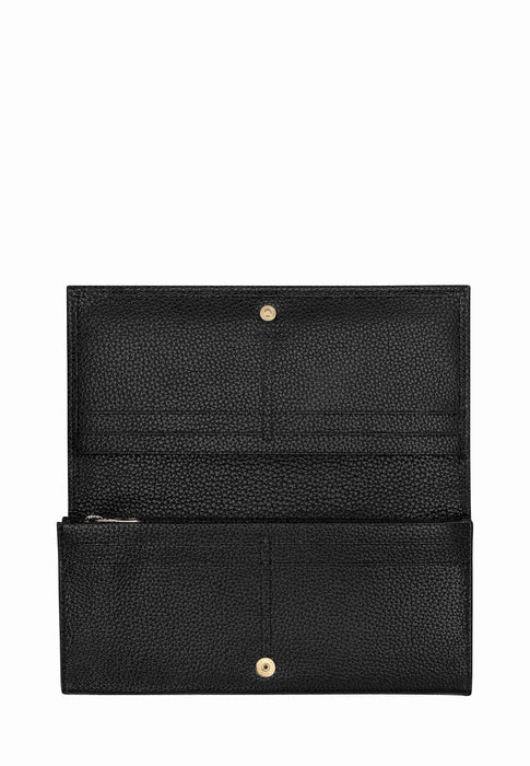 Porte feuille Longchamp Le foulonne 30050021 001 NOIR