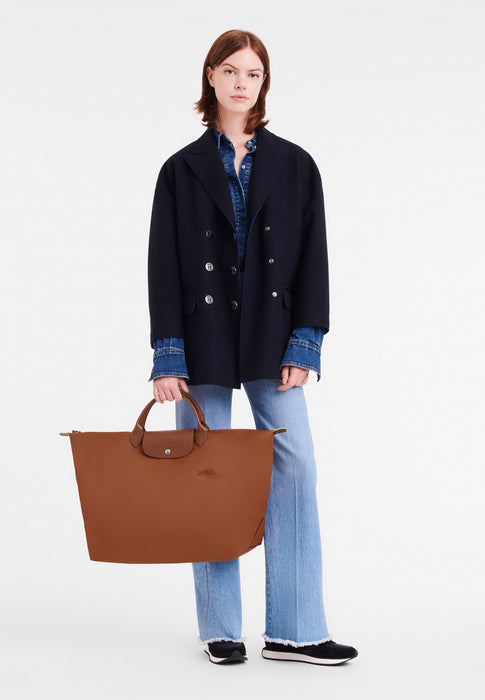 Sac 24/48h Longchamp Le pliage green 1624919 504 COGNAC