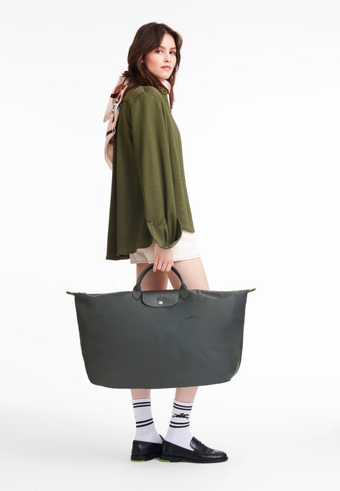 Sac Longchamp Le pliage green P66 graphite P66 GRAPHITE